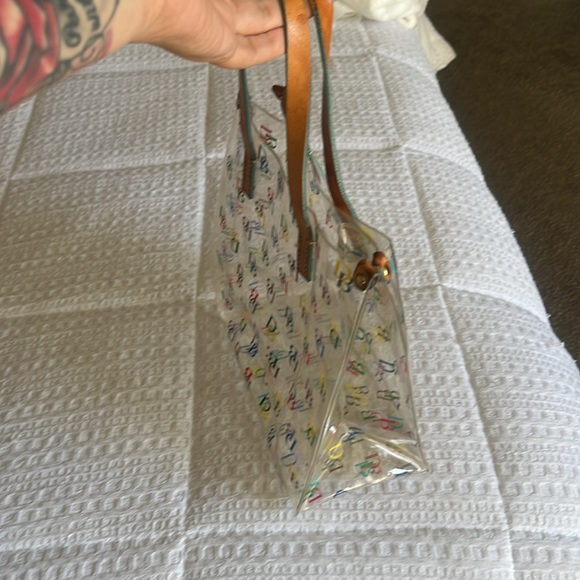 Dooney and Burke clear tote bag - Picture 3 of 5